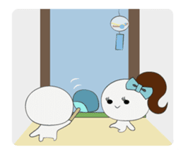 Trutte-kun & Trutte-chan Summer Vacation sticker #799382