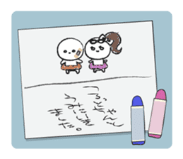 Trutte-kun & Trutte-chan Summer Vacation sticker #799383