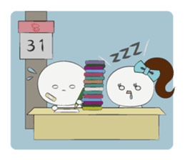 Trutte-kun & Trutte-chan Summer Vacation sticker #799384