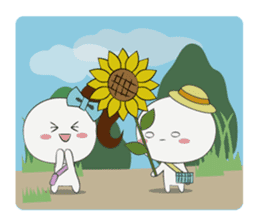 Trutte-kun & Trutte-chan Summer Vacation sticker #799392