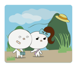 Trutte-kun & Trutte-chan Summer Vacation sticker #799393