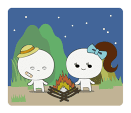 Trutte-kun & Trutte-chan Summer Vacation sticker #799396