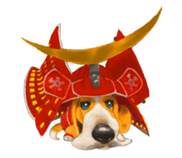 Dog illust sticker #799563