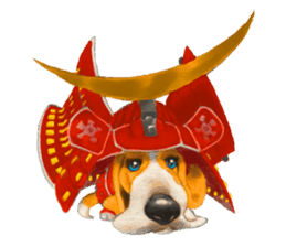 Dog illust sticker #799563