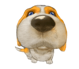 Dog illust sticker #799567