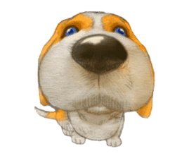 Dog illust sticker #799567