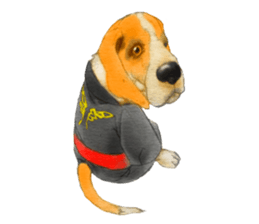 Dog illust sticker #799571
