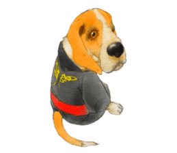 Dog illust sticker #799571