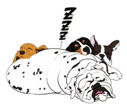 Dog illust sticker #799572