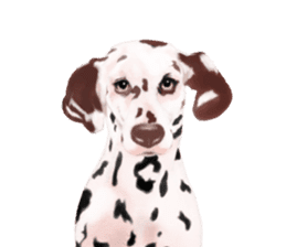 Dog illust sticker #799577