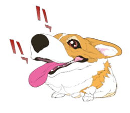 Dog illust sticker #799578
