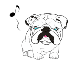 Dog illust sticker #799579