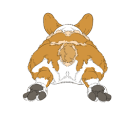 Dog illust sticker #799581