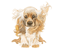 Dog illust sticker #799582