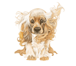 Dog illust sticker #799582