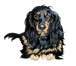 Dog illust sticker #799583