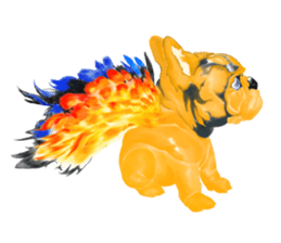 Dog illust sticker #799586