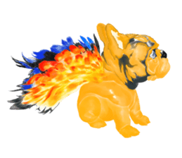 Dog illust sticker #799586