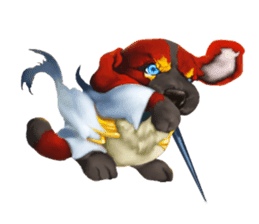 Dog illust sticker #799589