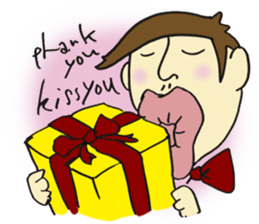 kiss you sticker #800093