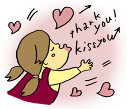 kiss you sticker #800109