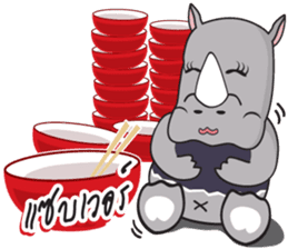 I'm A Rhyno Girl sticker #800720