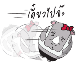 I'm A Rhyno Girl sticker #800727