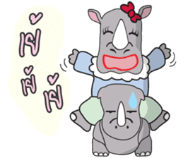 I'm A Rhyno Girl sticker #800731