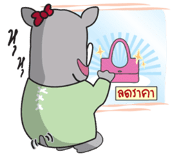 I'm A Rhyno Girl sticker #800744