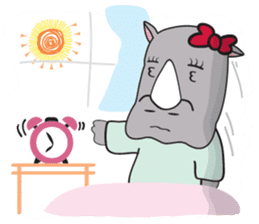 I'm A Rhyno Girl sticker #800752