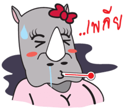 I'm A Rhyno Girl sticker #800754