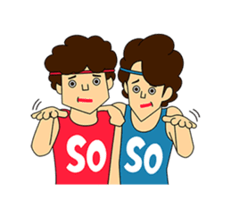 Toshiki and Takeru/by studio crocodile sticker #801097