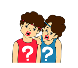 Toshiki and Takeru/by studio crocodile sticker #801099