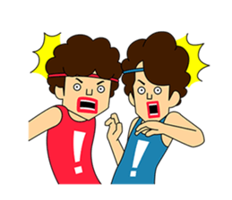 Toshiki and Takeru/by studio crocodile sticker #801100