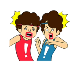 Toshiki and Takeru/by studio crocodile sticker #801100