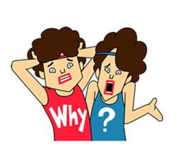 Toshiki and Takeru/by studio crocodile sticker #801101