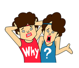 Toshiki and Takeru/by studio crocodile sticker #801101