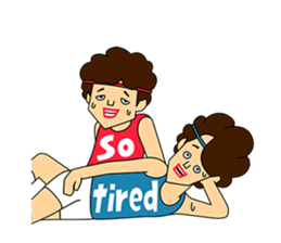 Toshiki and Takeru/by studio crocodile sticker #801104