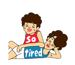 Toshiki and Takeru/by studio crocodile sticker #801104