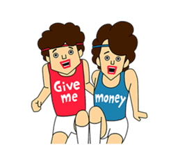 Toshiki and Takeru/by studio crocodile sticker #801105