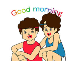 Toshiki and Takeru/by studio crocodile sticker #801108