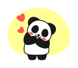 Panda In Love sticker #801443