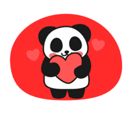 Panda In Love sticker #801444