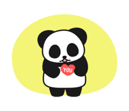 Panda In Love sticker #801445