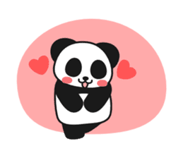 Panda In Love sticker #801449