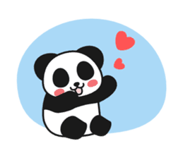 Panda In Love sticker #801450
