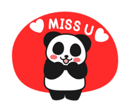 Panda In Love sticker #801451