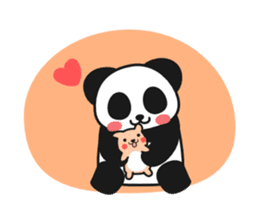 Panda In Love sticker #801452