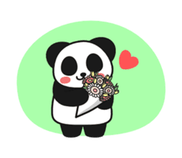 Panda In Love sticker #801453