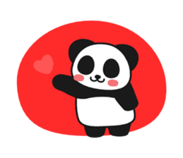 Panda In Love sticker #801454